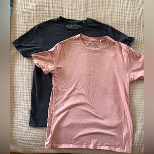 NWOT Patagonia regenerative organic cotton t-shirts lot of two